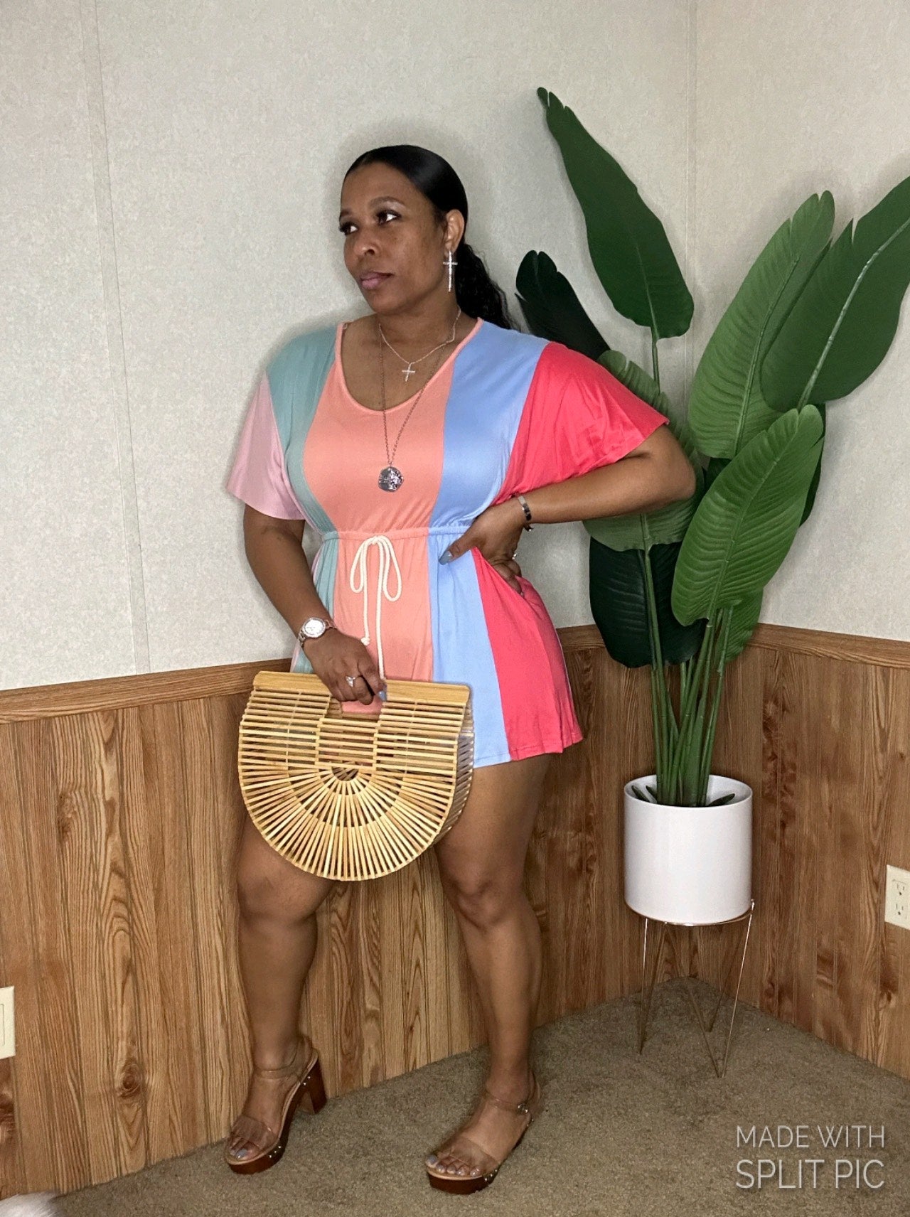 Cassie Multi Color Romper