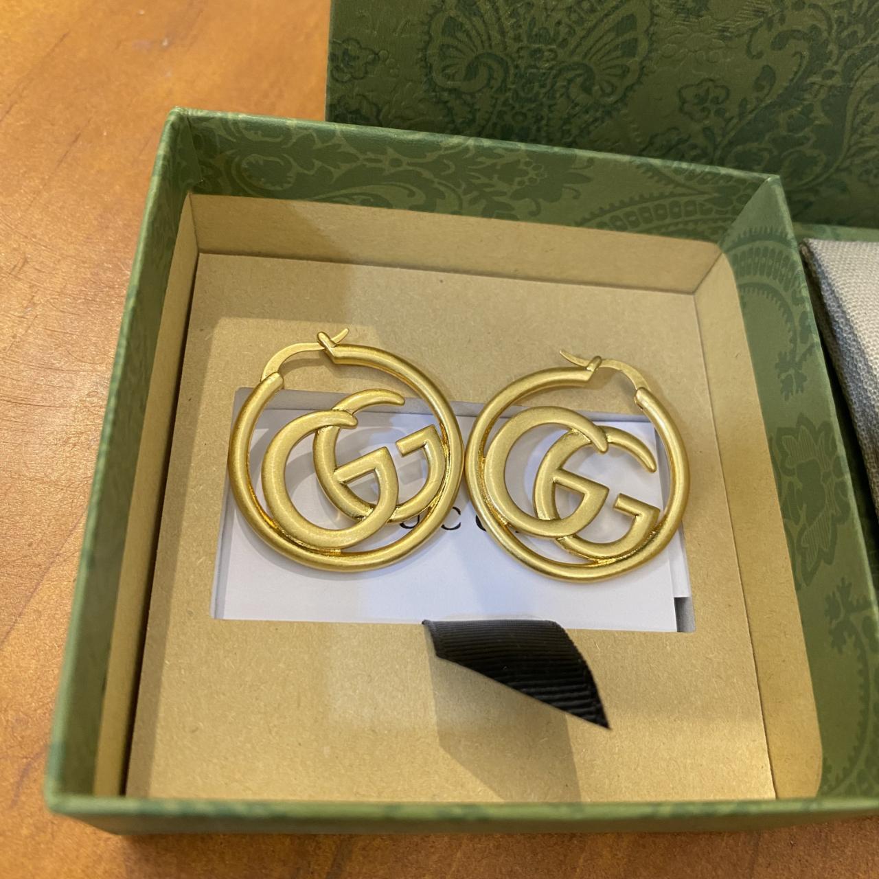 Gold GG Letter Earrings