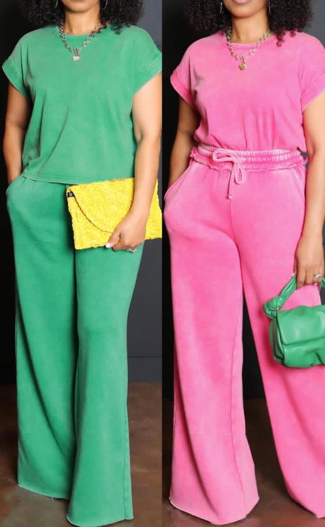 Acid Washed Set-3 Colors Available