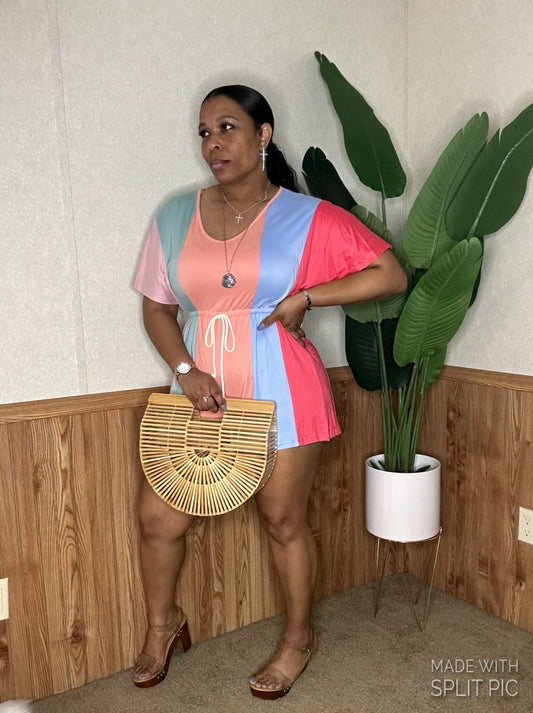 Cassie Multi Color Romper