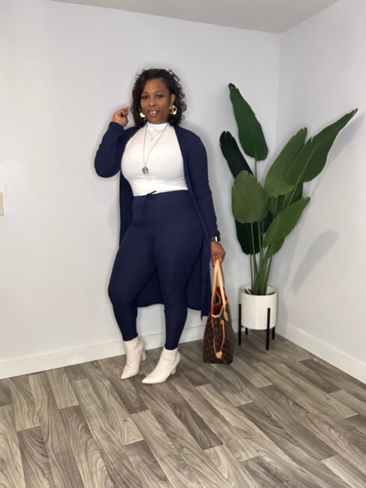 Dress Me Up Or Down Set “Navy”