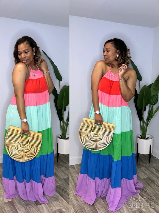 Taste The Rainbow Maxi Dress