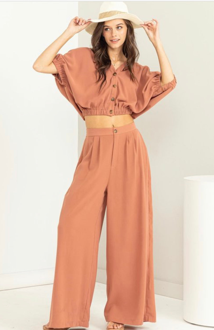 Casual Two Piece Set (Mauve)