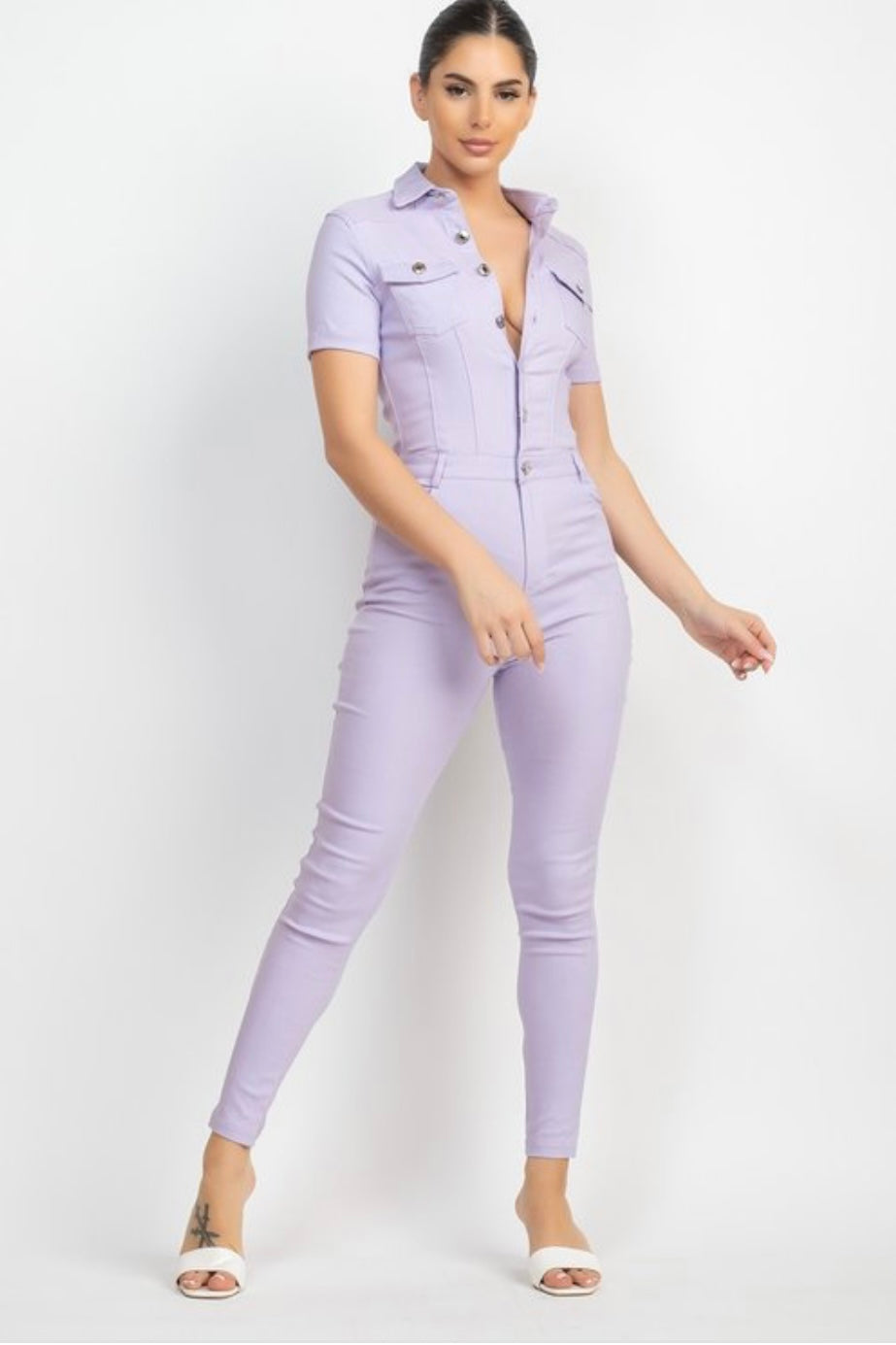 Denim (lavender) Jumpsuit