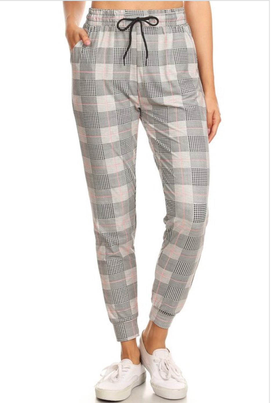 Plaid/Houndstooth Joggers