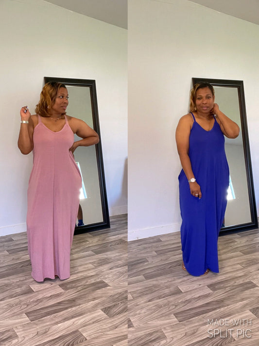 Plain Maxi Dress