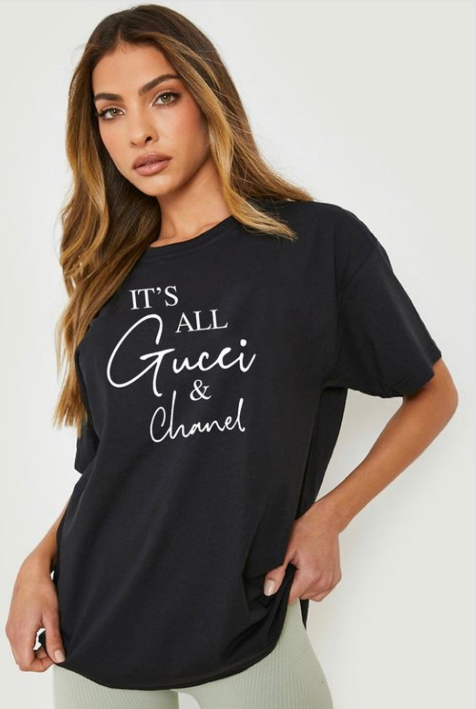 It’s All Gucci & Chanel “Black” Shirt