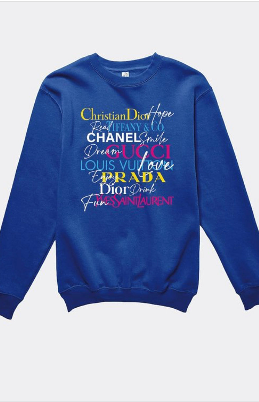 Designer (Royal Blue) Sweater