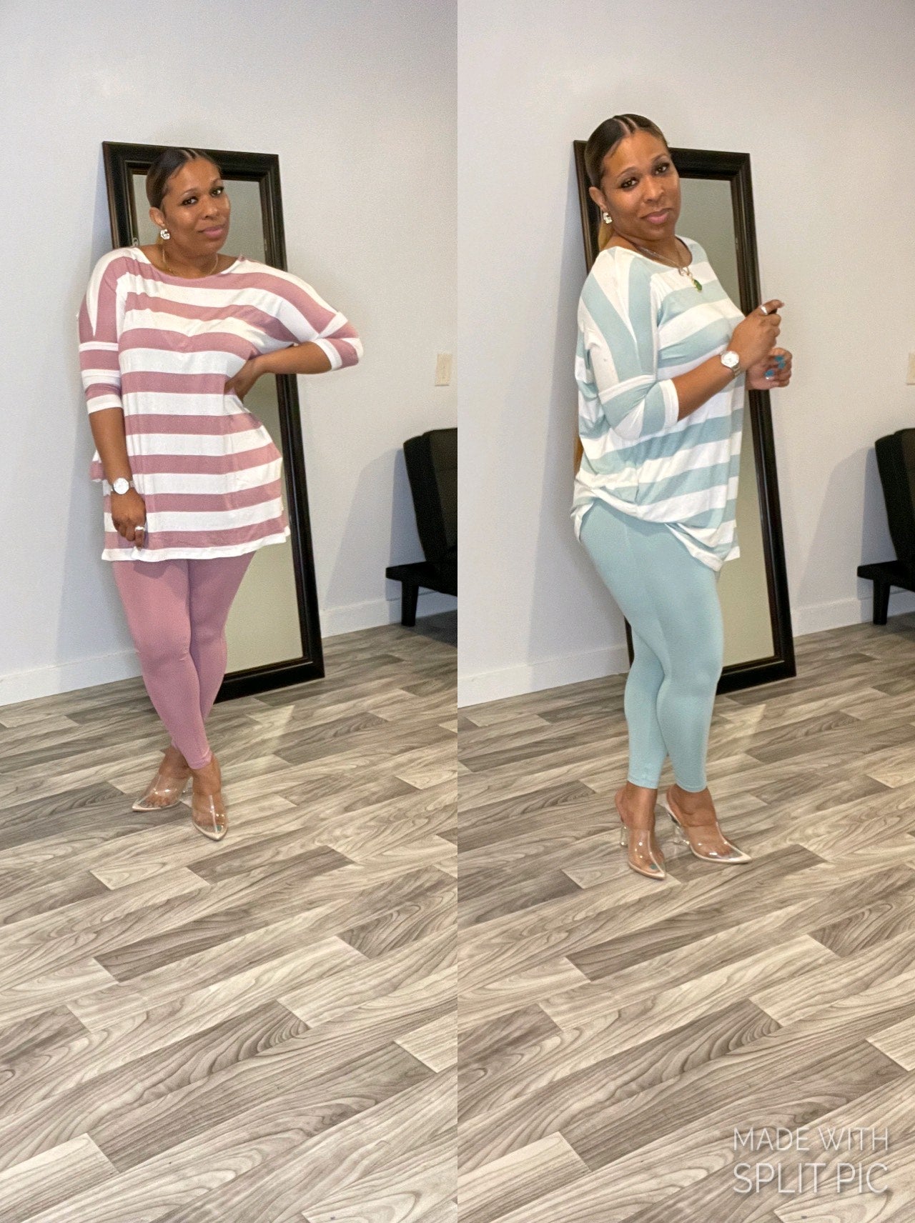 Striped Legging Set