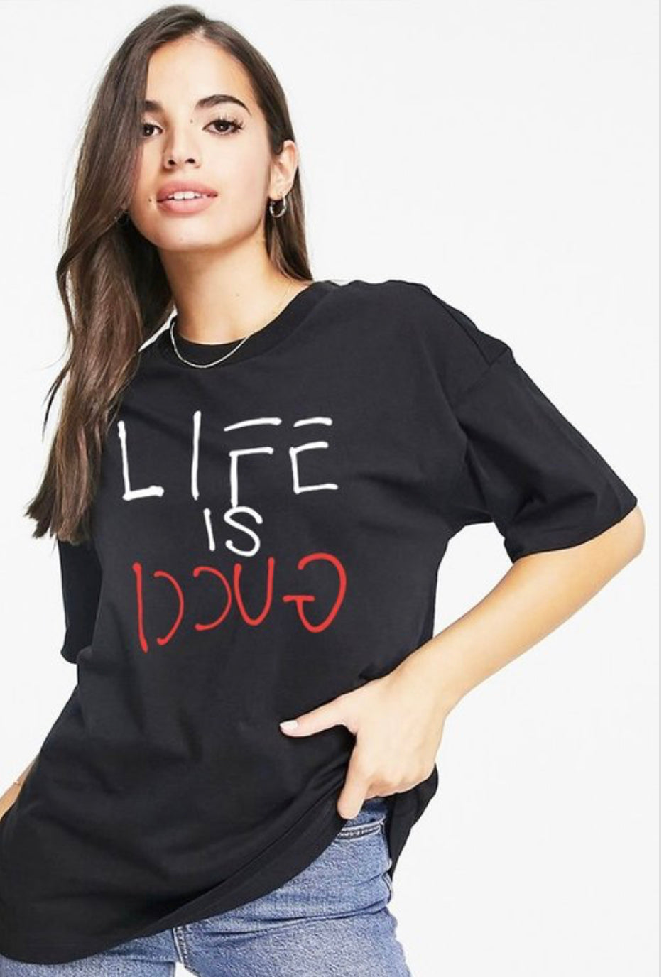 Life Is Gucci “Black” Shirt